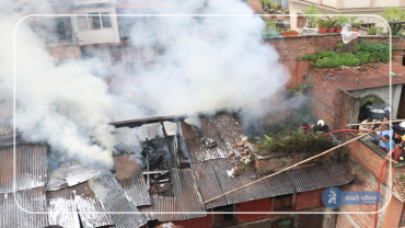 ललितपुरमा भिषण आगलागी